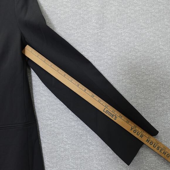 Calvin Klein Women's Soft Crepe Blazer Black- Size 8 - Picture 5 of 9